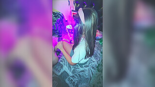 Having sex with a shy girl from school!!! Homemade in a Mexican 's room!