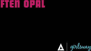 GIRLSWAY - Thieves Aften Opal & Kimmy Kimm Find Hidden STRAP-ON & Fuck Wild On Stranger's Luxury Bed