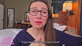 My best friends Mom treats me like family but it didn’t stop her from jumping on my cock.