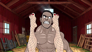 Slut Wife Blowjob to Neighbor and Doesn't Notice Husband Returns from Work. Wife BBC. Cuckold Husband. Cartoon