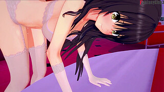 I fuck Yui and she invites me to see her new lingerie | To Love Ru | Full & Pov version on Sheer & PTRN: Fantasyking3