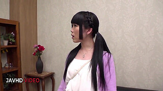 Handjob delights from Nako Nishino Asian teen Blowjob and teasing lead to kinky pleasure Teen