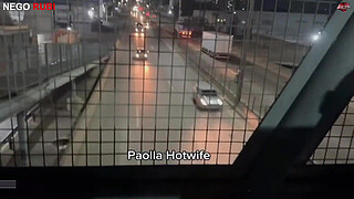 Giving it up in public and being cheated on by a jealous cuckold over a giant cock - Paolla Hotwife