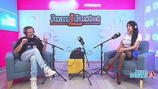 Busty Latina MayaOfi goes wild on the fuck machine and ends up sucking the cameraman's cock until he explodes his cum all over her face and mouth!