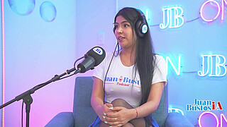 Busty Latina MayaOfi goes wild on the fuck machine and ends up sucking the cameraman's cock until he explodes his cum all over her face and mouth!