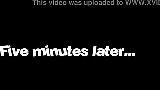 Kinky teen stepsister flashes stepbro to convince him to fuck her