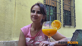 MILF gets a young stud. Lina fucks hard on PepePorn