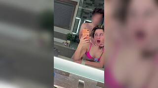 Brace Faced Teen Gets Pounded and Facial by Older Man