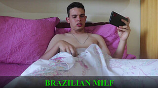 My stepmother enters the room and catches me with a hard-on and forces me to fuck her ass hard (FULL VIDEO ON RED/SHEER)