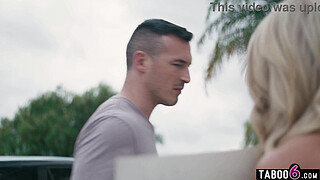 Teen Emma Rosie rewarded by a stranger for being a slut