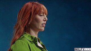 MILFY Married Redhead Lauren Phillips Gets DPed By Two Studs