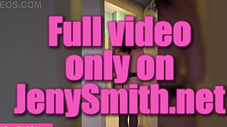 Jeny Smith, a horny hotwife MILF over 40 came to visit a student to teach him how to make pancakes