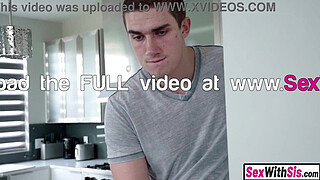 Latina teen stepsis and big tits BFF coax stepbro with threesome