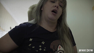 Fucking my big-assed MILF sister-in-law in the laundry room while her husband is in the shower - Collab Ale Maia