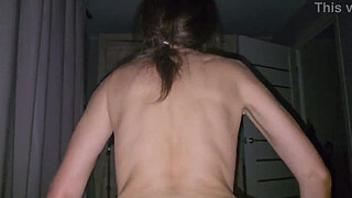 I stayed with friends overnight, and my friend 's wife fucked me secretly .