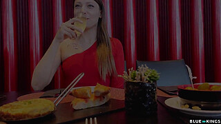 Couples Dinner Turns Into Wild Interracial Foursome - Talia Mint