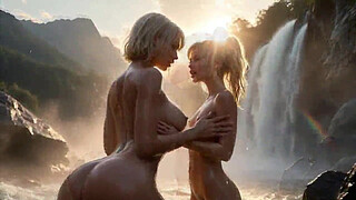 Taken Blonde Travelers Turned AI Lesbian Slaves: Fisting, Squirt & Reverse Doggy Domination (100% AI Generated)