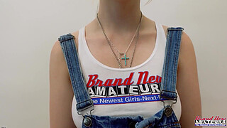 Annie Archer Busty Blonde Teen Deepthroat And Rough Pound Debut!