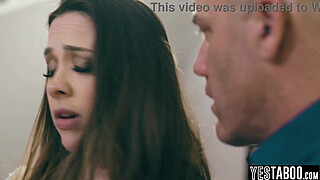 Teen stepdaughter blows and fucks evil BF in front of stepparents