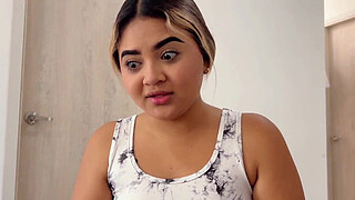 I showed her my small penis with shame… She comforted me and moaned on top of me