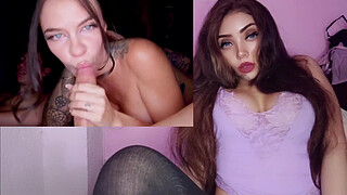 They trick a blonde and she eats several BBCs