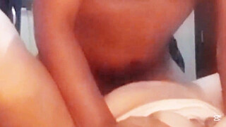 Giving it to a mature veteran doggy style with a rich, wet pussy