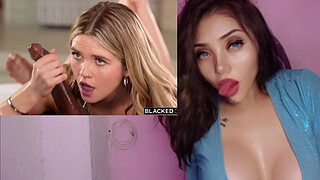 Blonde with big natural tits experiences a BBC