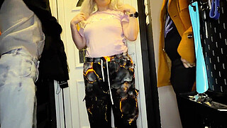 Step Mom and Stepdaughter on the street don't mind earning some extra cash - Public Agent