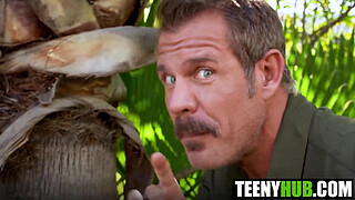 Bush Hunter Catches The Floridian Bushy Teen Claire Black, Pixie Smalls, Mira Luv, Jason Sarcinelli