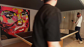 My boyfriend is betting me on his game and he has to watch me have sex with his friend and his girlfriend - Ambar Prada