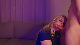 Hardcore Sloppy Deepthroat, Dirty Talking Blonde Throated