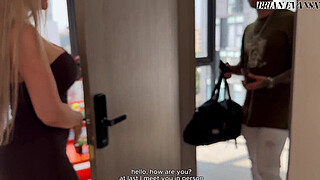 Marian Franco in Mexico fucks Colombian blond Brian Evans with her giant white ass